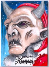 2018 Attic Inked Nightmares Krampus Sketch Card by Rebecca Sharp