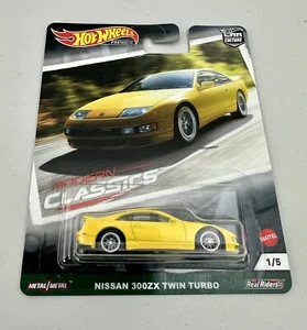 HOT WHEELS PREMIUM Nissan 300zx Twin Turbo MODERN CLASSICS WITH REAL RIDER TIRES - Picture 1 of 7