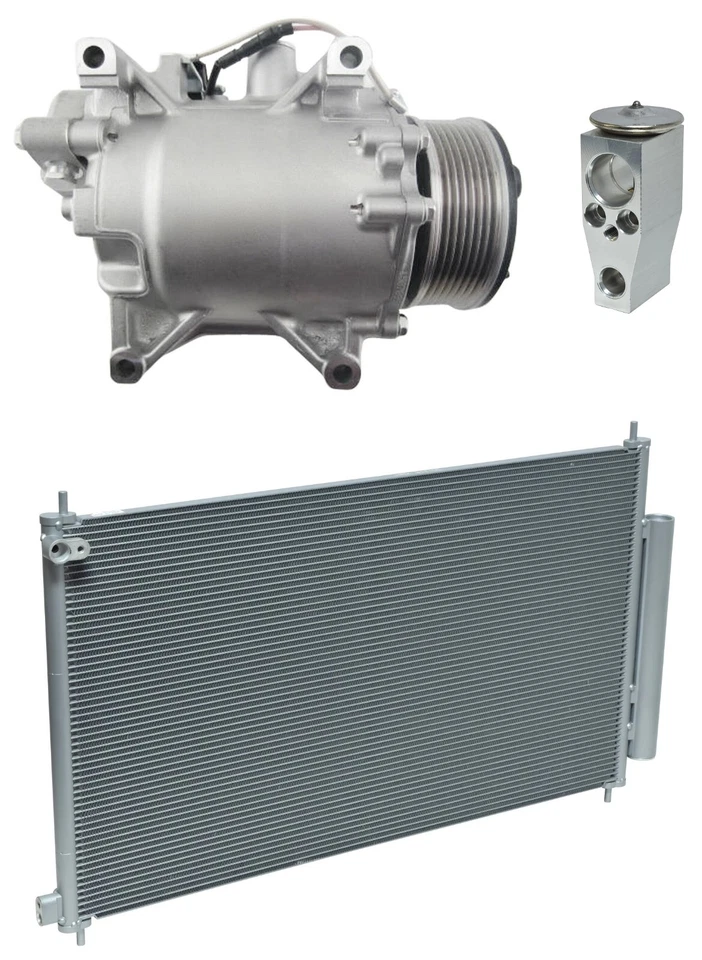 RYC Remanufactured AC Compressor Kit W/Condenser DH72A Fits Honda CR-V 2.4L 2015 - Image 1 of 4