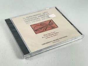 Performing Arts in Colonial American Newspapers 1690-1783 Database PC CD -NEW - Picture 1 of 3
