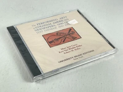 Performing Arts in Colonial American Newspapers 1690-1783 Database PC CD -NEW - Image 1 of 3