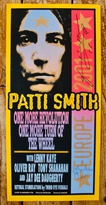 Póster autografiado raro de Mark Arminski de Patti Smith 2001 ~ sacerdotisa del punk rock - Imagen 1 de 4