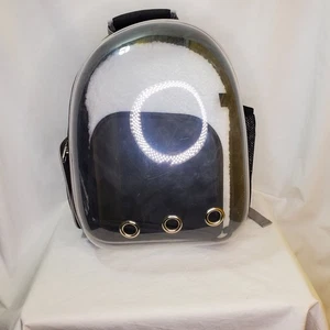 Medium Expandable Mesh Backpack Cat Carrier for Cats up to 15 lbs Whisker City - Picture 1 of 10