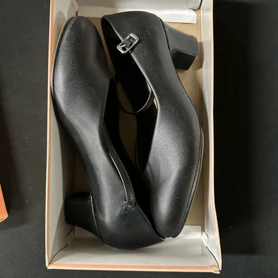 Nuevos Tacones Mary Jane Bloch Dance Broadway Lo Cuero Negro 7.5 Foto 1 de 4