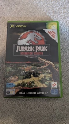 JURASSIC PARK OPERATION GENESIS - ORIGINAL XBOX GAME No Manual  - Image 1 of 4