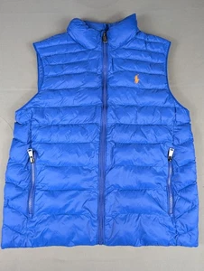 Chaleco Polo Ralph Lauren Juvenil Grande Azul Puffer Embalable - Imagen 1 de 11