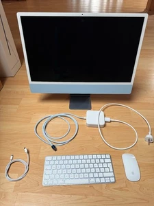 Apple iMac 24 Zoll (1024GB SSD, Apple M1 , 3,20GHz, 16GB, 8-Core GPU) Blau - Bild 1 von 9