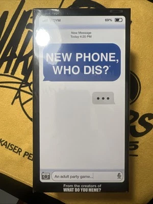 "New Phone Who Dis?" Fun Card Game All Pieces In Box. Perfect For Any Parties! - Image 1 of 3