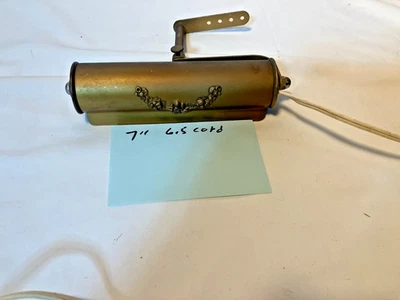 "Marco de imagen de arte de pintura de latón dorado de 7"" extiende lámpara cable de 7"" 6,5'" Foto 1 de 4