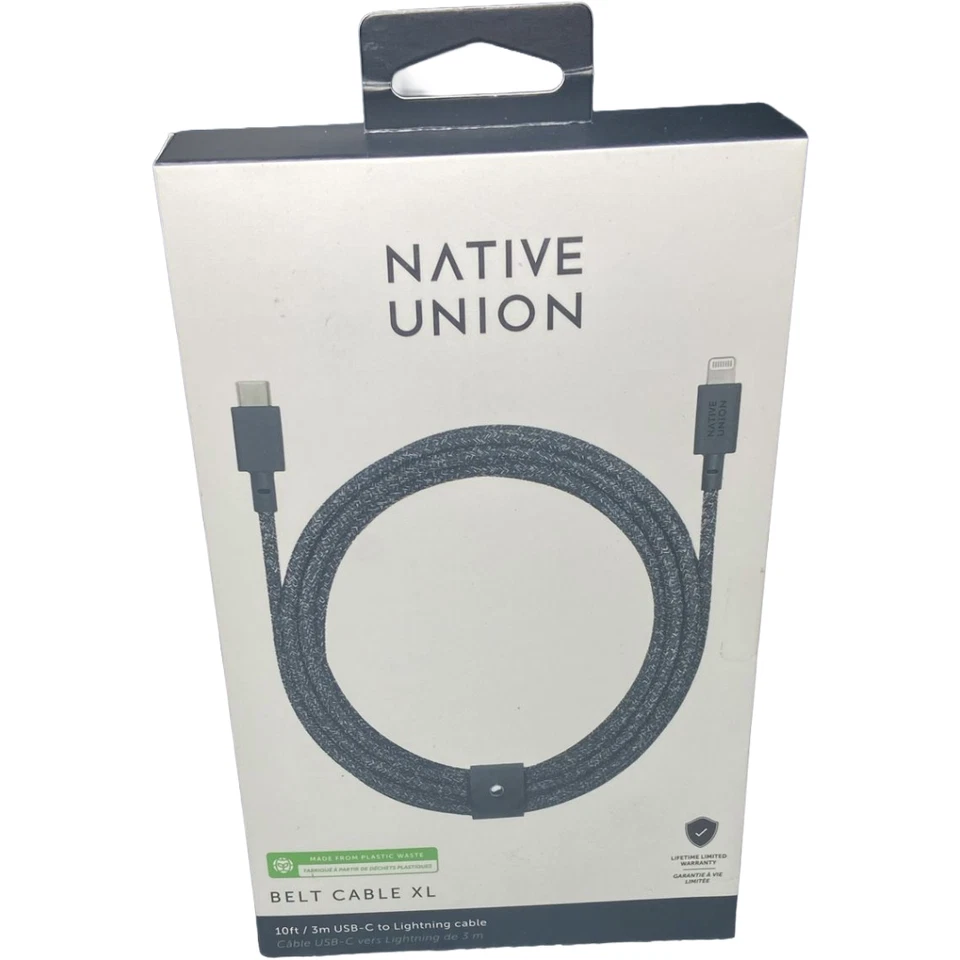 iPhone Charger Cable 10ft USB-C to Lightning MFi-Certified Fast Charging Belt XL - Image 1 of 4