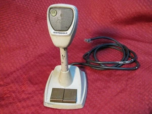 Vintage Motorola TU533 Microphone Barney Fife Andy Griffith era dispatch  Mic - Picture 1 of 14