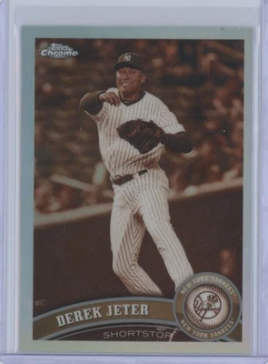 2011 TOPPS CHROME SEPIA REFRACTOR DEREK JETER 01/99 NEW YORK YANKEES - Image 1 of 2