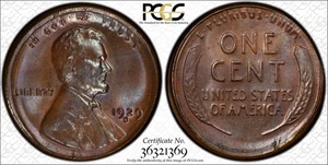 1929 S Lincoln Cent Broadstruck Mint Error PCGS MS 64 BN PQ - Picture 1 of 2