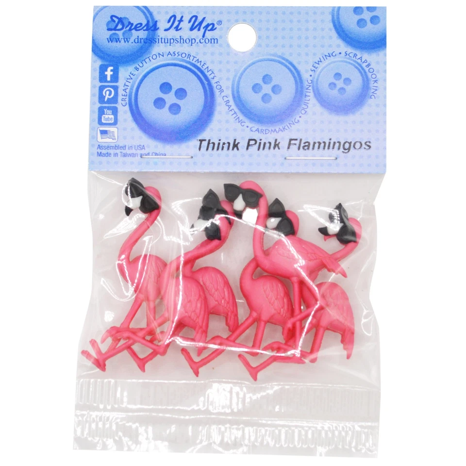 10407 Jesse James Think Pink Flamingos