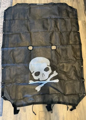 Parasol duradero Jeep Wrangler 4 puertas con calavera y huesos cruzados - A0250 Foto 1 de 4