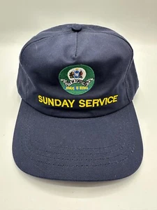 Sunday Service Kingston Logo Blue Mens Adult Snapback Cap Hat One Size - Picture 1 of 6