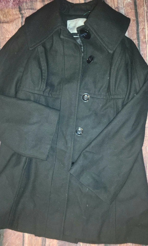 Chaquetón para mujer Jessica Simpson negro extra pequeño XS Foto 1 de 1