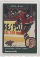 2007 Minnesota Wild Minnesota Crime Prevention Nick Schultz #5