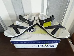 PRIMIGI CHILDREN'S SANDALS IN BLACK / SILVER UK 2.5 OR 3,5 - Picture 1 of 6