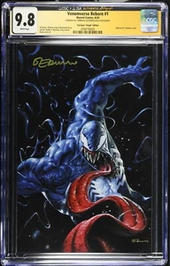 Venomverse Reborn #1 CGC 9.8 NM/MT Signed DE TOMMASO Virgin Variant Fan Expo JSA - Picture 1 of 7