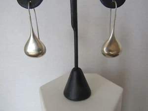 SCHÖNE NACHLASS STERLINGSILBER LANGE TROPFEN OHRHÄNGER 1 1/2"" LANG - Bild 1 von 7