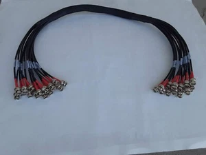 3FT 16 Channel Snake Belden 4855R UHD SDI Mini RG59 VideoCable 12GHZ BNC Male 4K - Picture 1 of 4