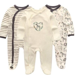 Newborn Baby Cotton One-Piece Romper Jumpsuit - Picture 1 of 7