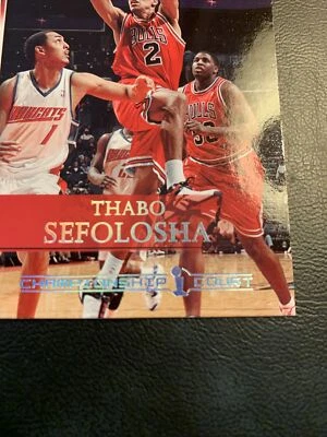 Cb++ 2007/08 STAMP Championship Court￼ #117 Thabo Sefolosha Chicago bulls￼ - Image 1 of 3