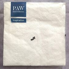 Paper Napkins Elegant Pearly Embossed full package 20 counts 33cm Lunch size PAW