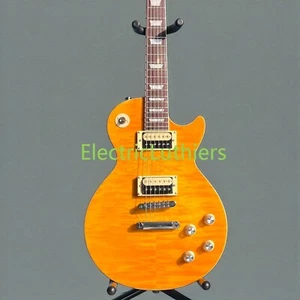 Guitarra Eléctrica LP Cuerpo Sólido Chapa Arce Superior 22 Trastes Stock - Imagen 1 de 9
