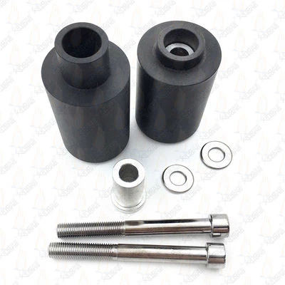 No Cut Frame Slider Crash Protector For 2003 2004 SUZUKI GSXR 1000 GSX-R Black - Image 1 of 4