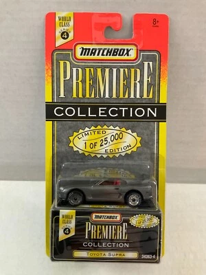 Matchbox Premiere Collection - TOYOTA SUPRA - World Class Series 4 GRAY - Image 1 of 3