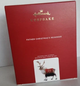 2020 Hallmark Andenken Weihnachtsmann Rentier limitierte Stückzahl Ornament - Bild 1 von 1