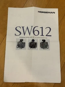 Folleto de producto usado Horseman SW612 en japonés - Imagen 1 de 3
