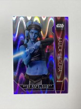 2023 Topps Finest Star Wars PURPLE RAY WAVE REFRACTOR AAYLA SECURA 39/75