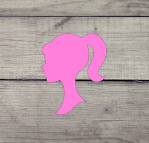 Calcomanía Cabeza Barbie - Es un Mundo Barbie - Calcomanía Vinilo - Coches, Portátiles, Stanley - Imagen 1 de 12