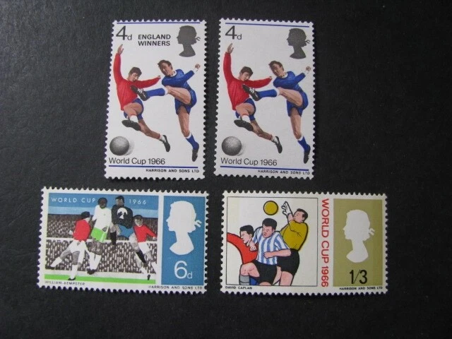 Great Britain Stamp Set Scott # 458-460 & 465 Never Hinged Unused.Free Shipping! - Image 1 of 4