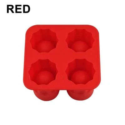 Ice Cup Cube Tray Mold 4 Holes Ice Maker Shot Glasses Mold Summer Drinking Tools - Image 1 of 4