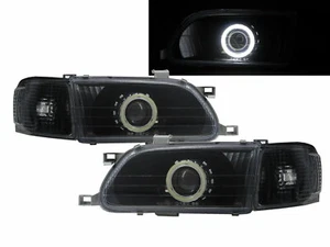 TERCEL L50 MK5 95-99 PRE-FACELIFT COB Bi-Projector Headlight BK for TOYOTA LHD - Picture 1 of 6