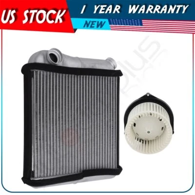 Blower Motor and Heater Core HVAC Fit For 1999 2000 2001-2004 Oldsmobile Alero - Image 1 of 4