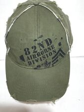 unisex ball cap 82nd airborne division green.             49