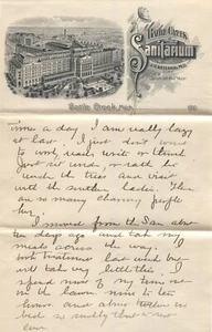 Letterhead Battle Creek MI Battle Creek Sanitarium Medical Institution 1900s - Picture 1 of 2