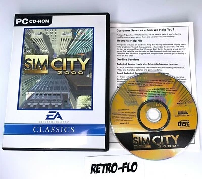 SIM City 3000 - PC Game Cd-Rom Boxed - Image 1 of 2