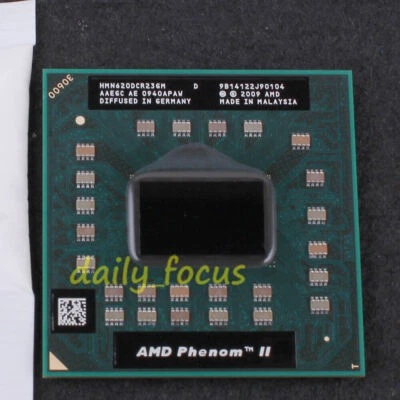 AMD Phenom II X2 N620 2.8 GHz HMN620DCR23GM CPU Processor 800 MHz 2 MB - Image 1 of 2