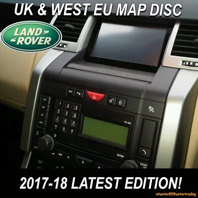 NAVTEQ VDO LAND ROVER DISCOVERY 3 2018 SAT NAV NAVIGATION DISC UK 2018 RANGE ROVER RR SPORT
