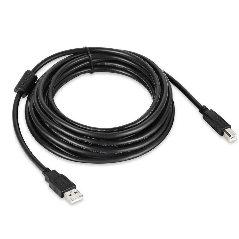 for Printers Scanners USB HUBs High Reliable USB 2.0 Type A Male to B Male Cable - Image 1 of 3