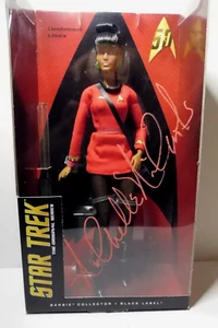 Star Trek Lt. Uhura Barbie Mattel Black Label doll signed by Nichelle Nichols BR - Picture 1 of 9