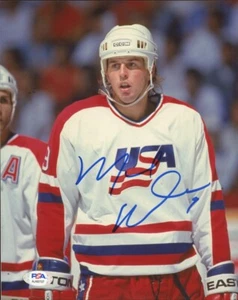 Mike Modano Signed Dallas Stars Team USA Olympics 8x10 Photo PSA COA A2 - Picture 1 of 1