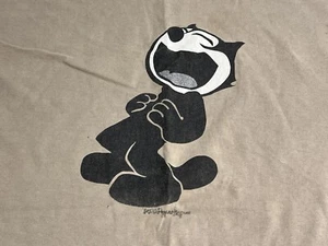 Vintage Felix The Cat T-Shirt Sun Faded Graphic Tee Skater Grunge Y2K Adult XL - Picture 1 of 7