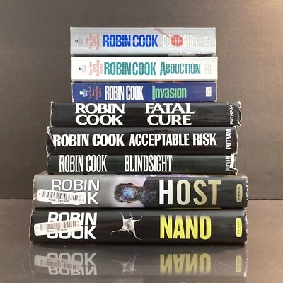 ROBIN COOK 8 BOOK LOT!!! Invasion, Contagion, Nano, Fatal Cure, Host + MORE!!!! Foto 1 de 4